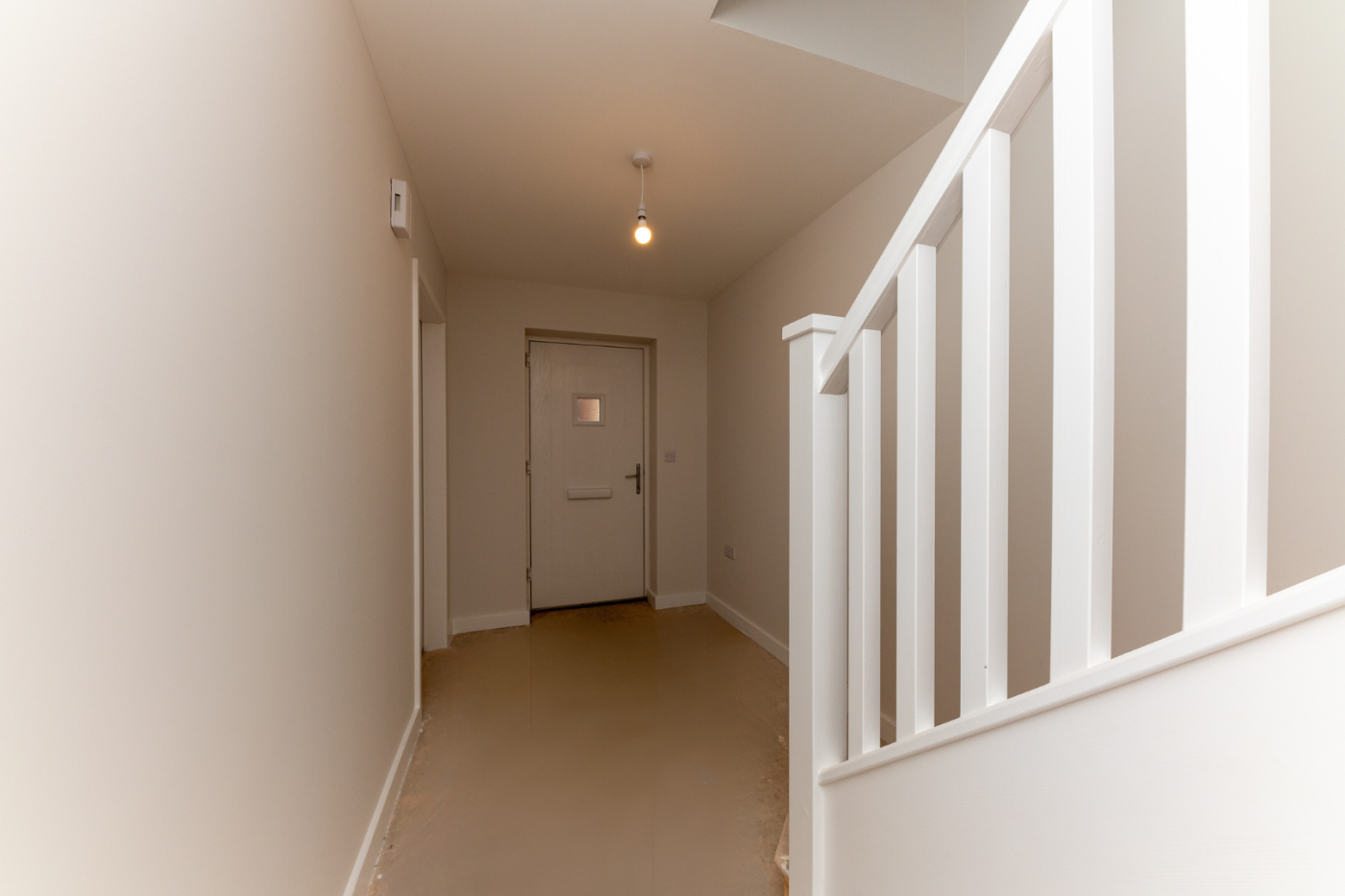 Hallway with stairs