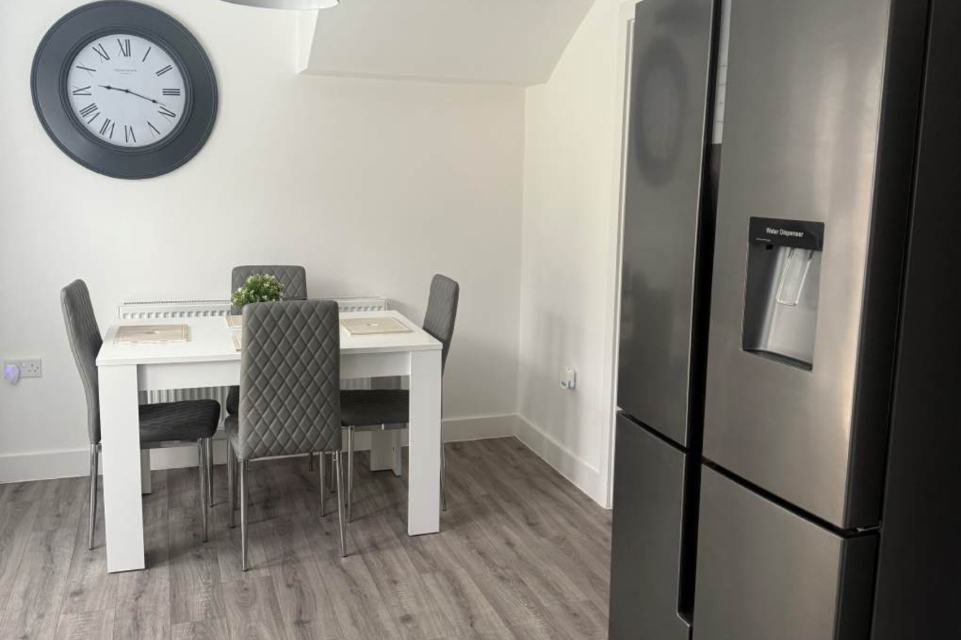 Kitchen with dining area