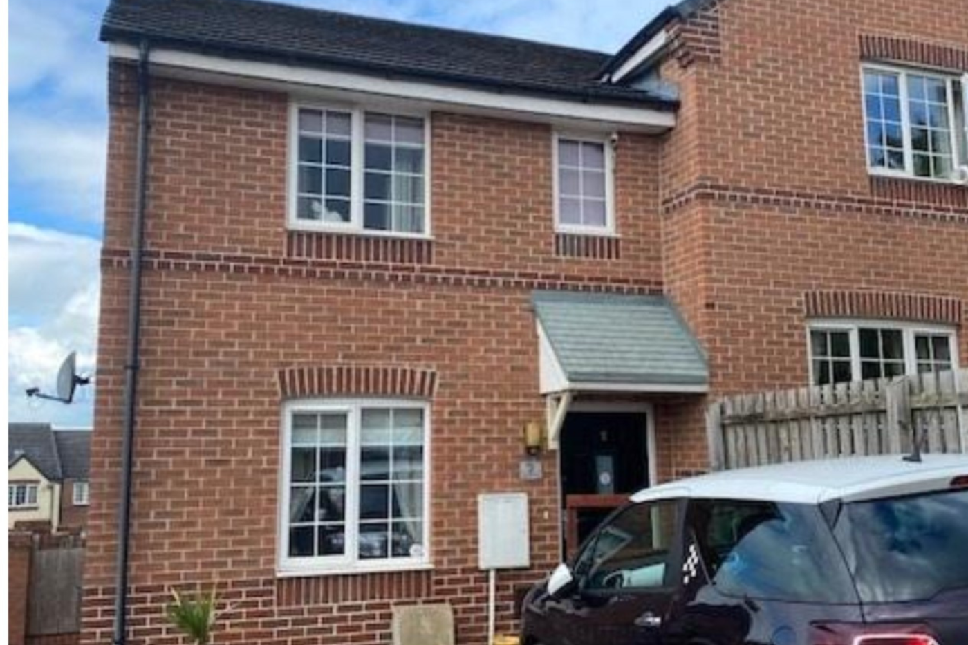 Front of a semi detached house