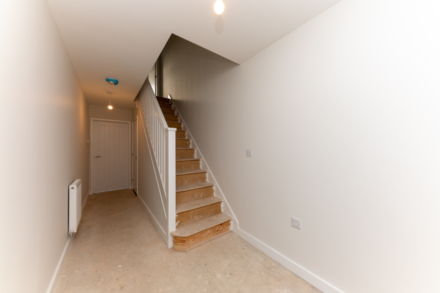 Hallway with stairs