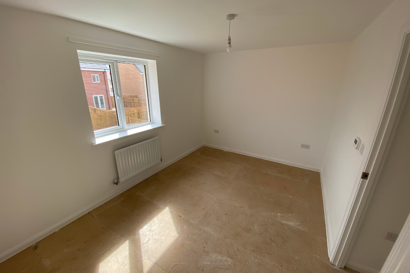 Empty bedroom space