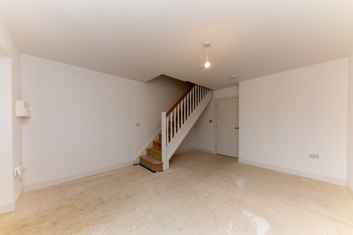 Lounge space with stairs