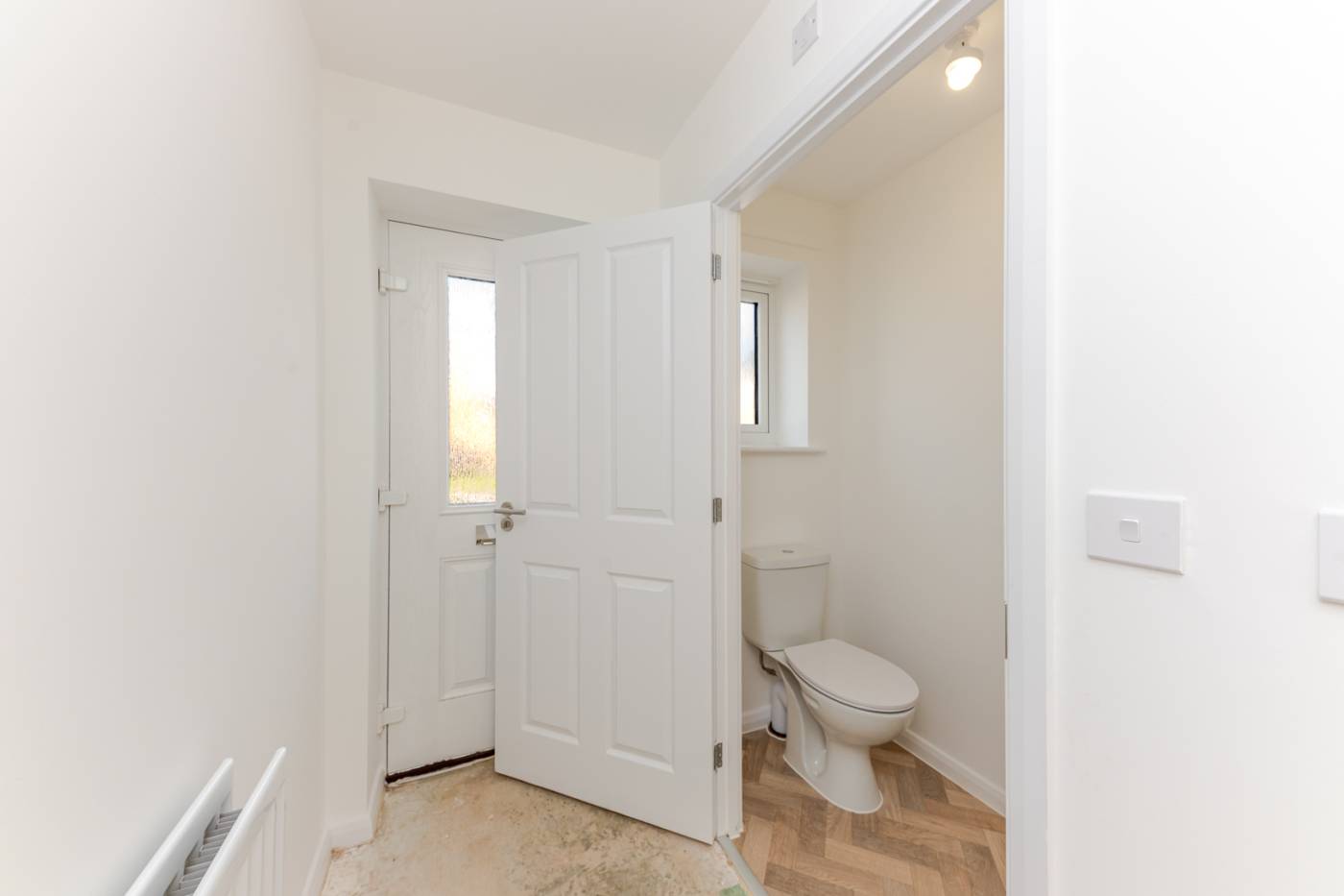 Ground floor toilet