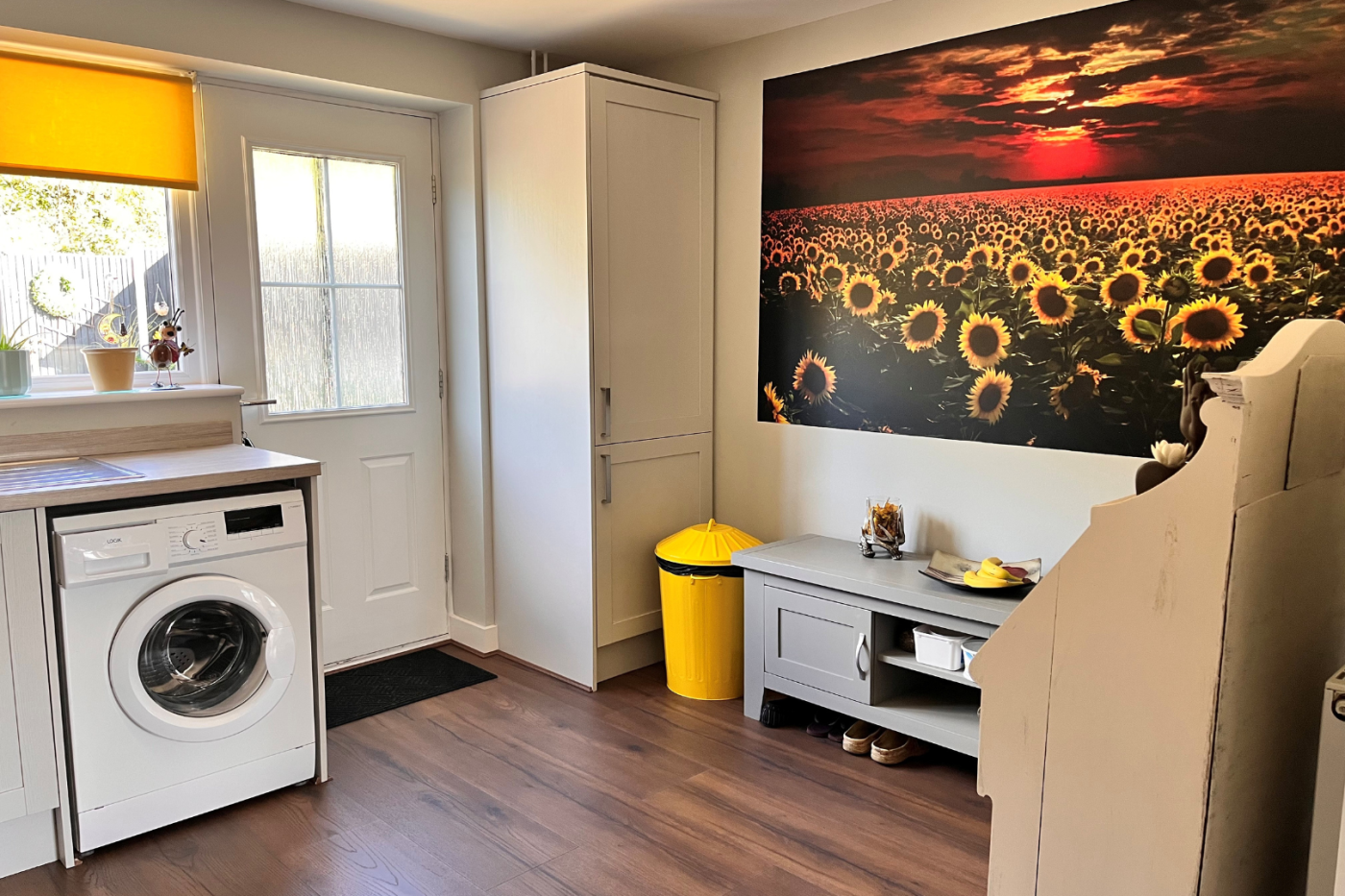 Kitchen and back door