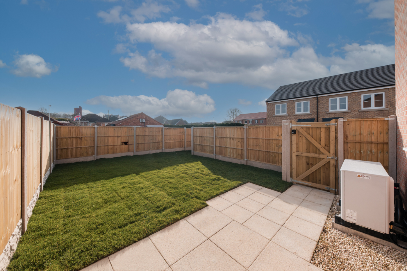 Garden and patio