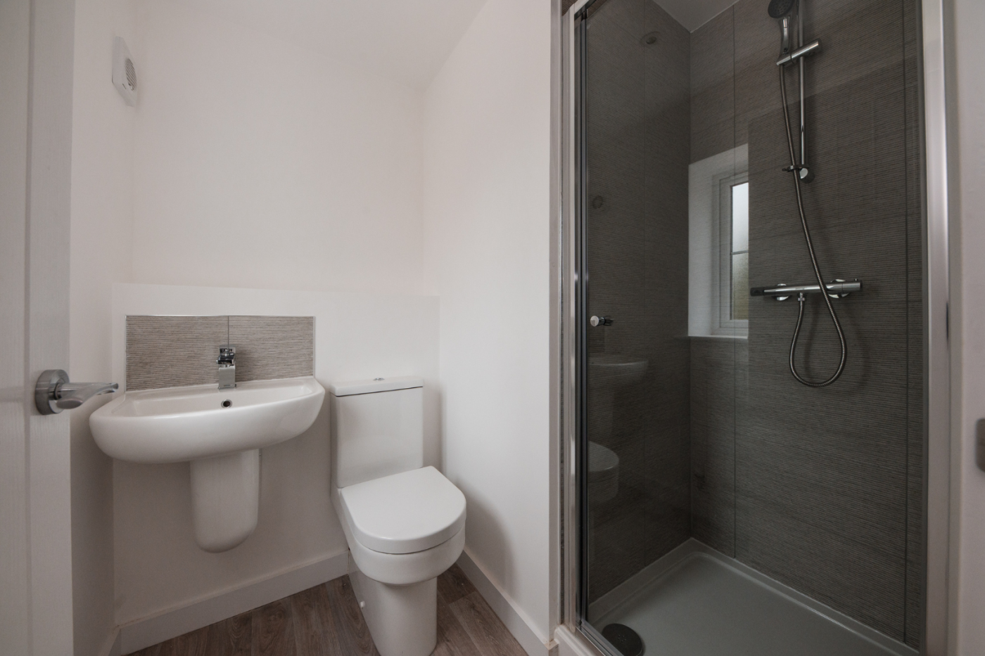 Ensuite bathroom with shower