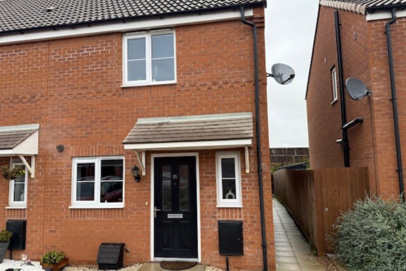 Front elevation of property