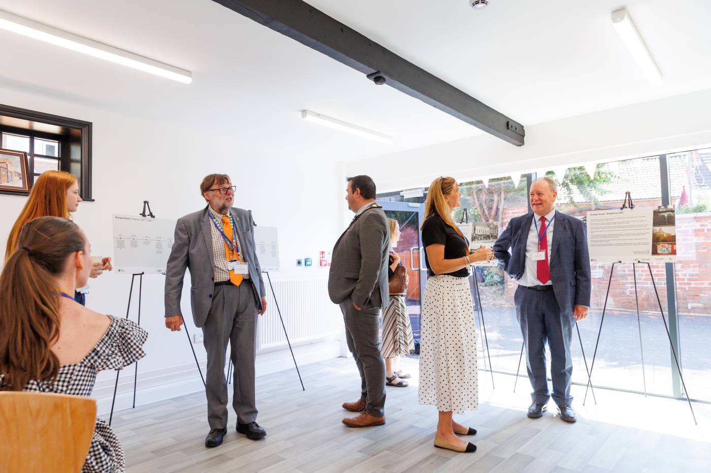 Visitors in Grange Barn in Market Rasen - July 2026