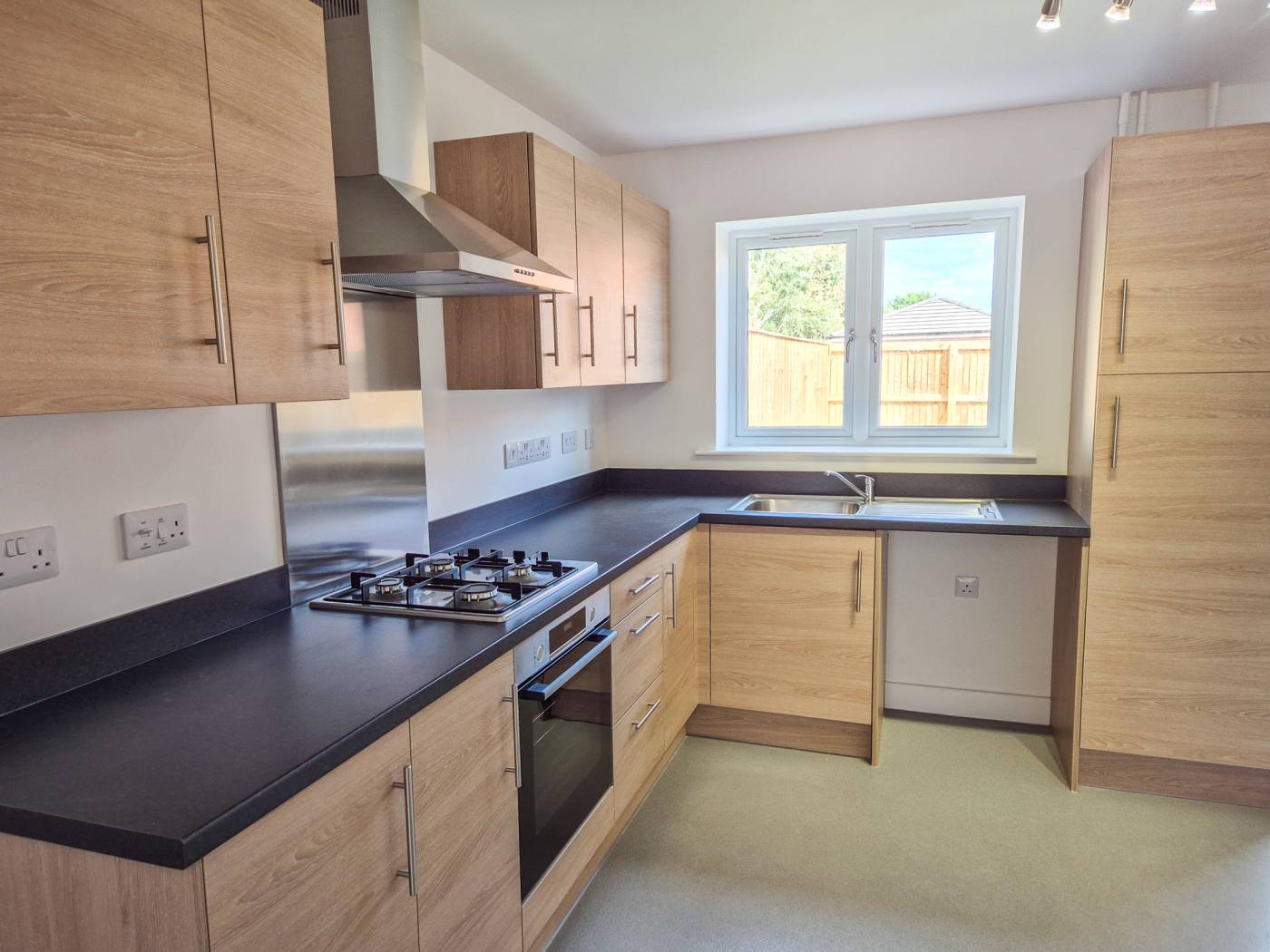 Kitchen new build property