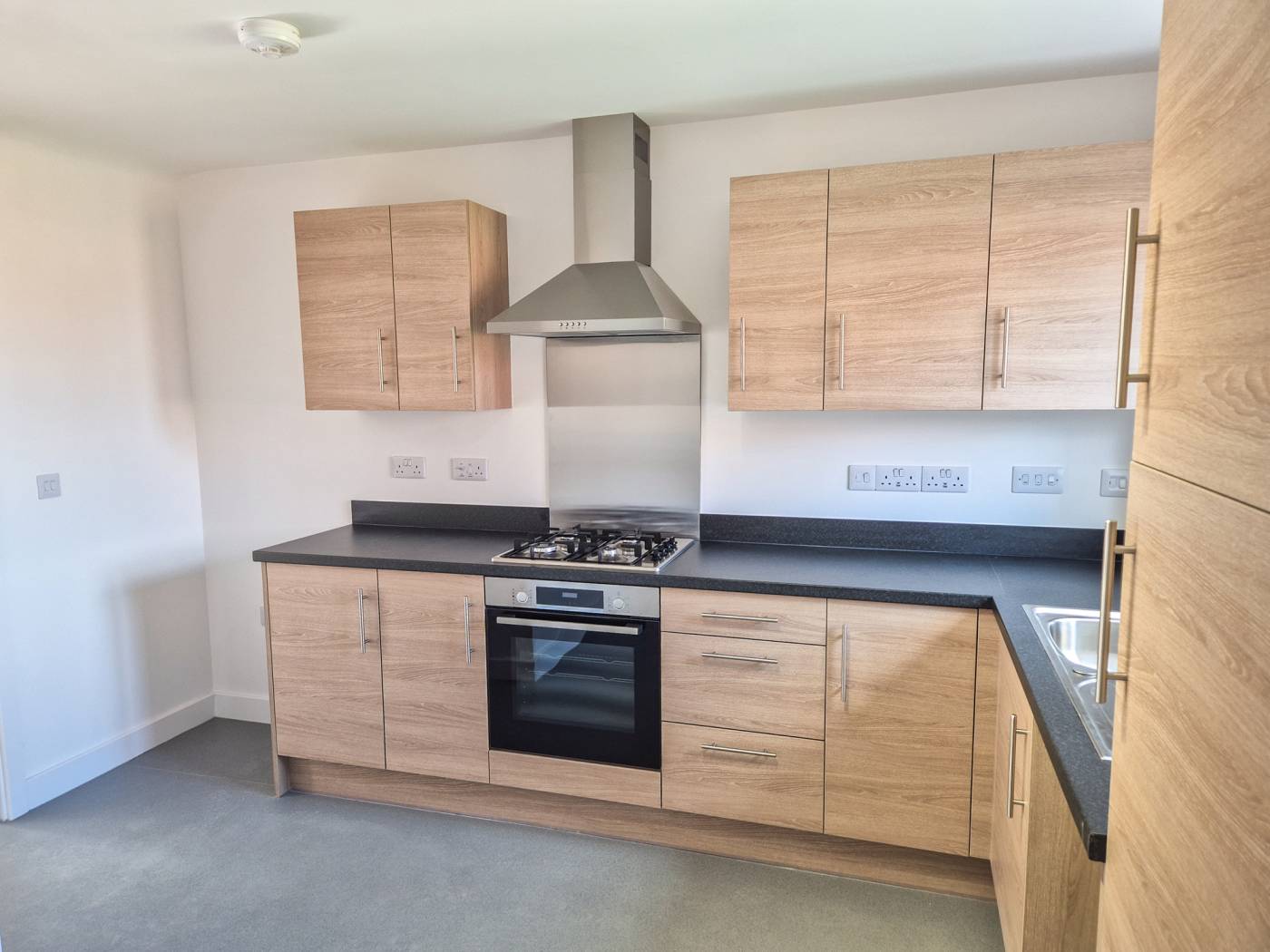 Kitchen in new build property