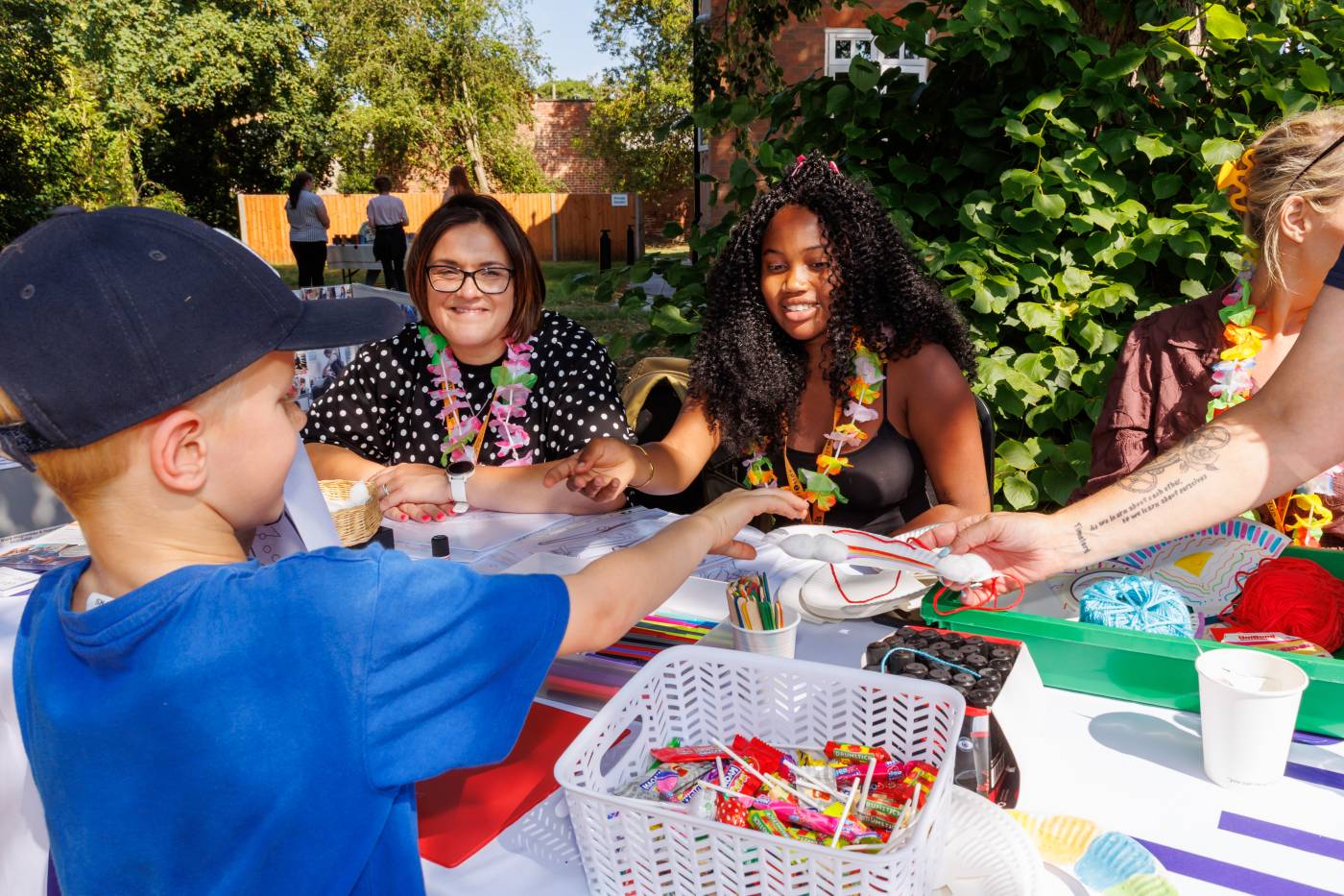 Community members meet the Acis and Skills Centre Plus team at the launch of the Grange Collective in Market Rasen - July 2026