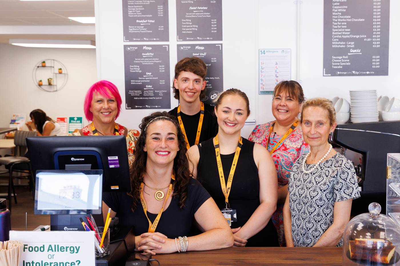 The team at Grange Cafe, Market Rasen - July 2026