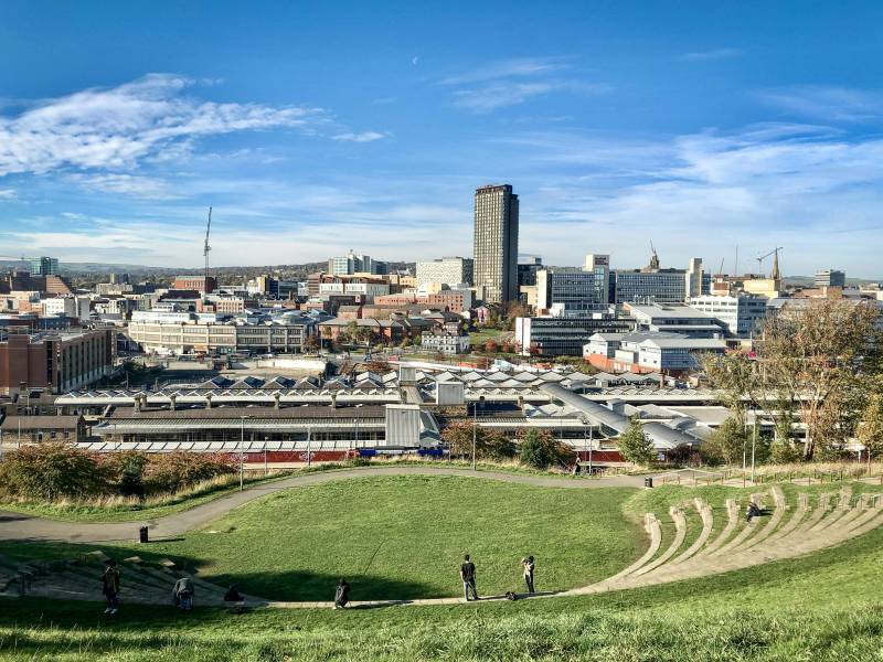 View over Sheffield City Centre