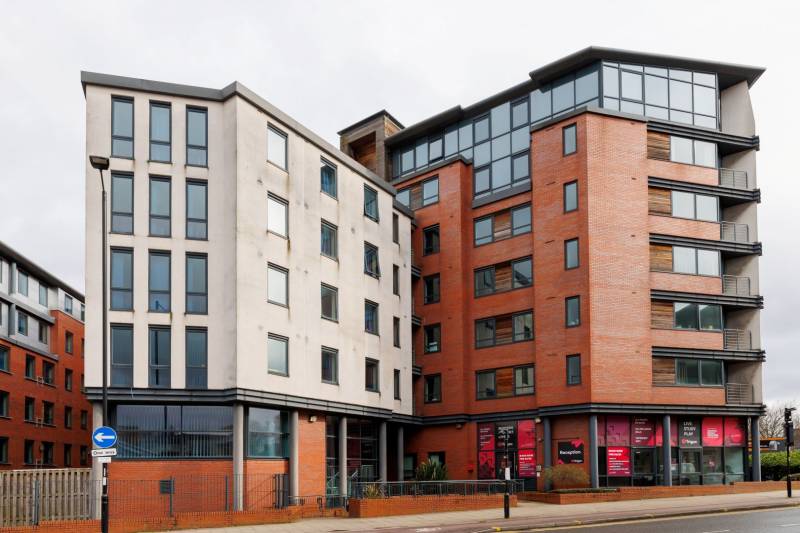 Outside of The Trigon Building