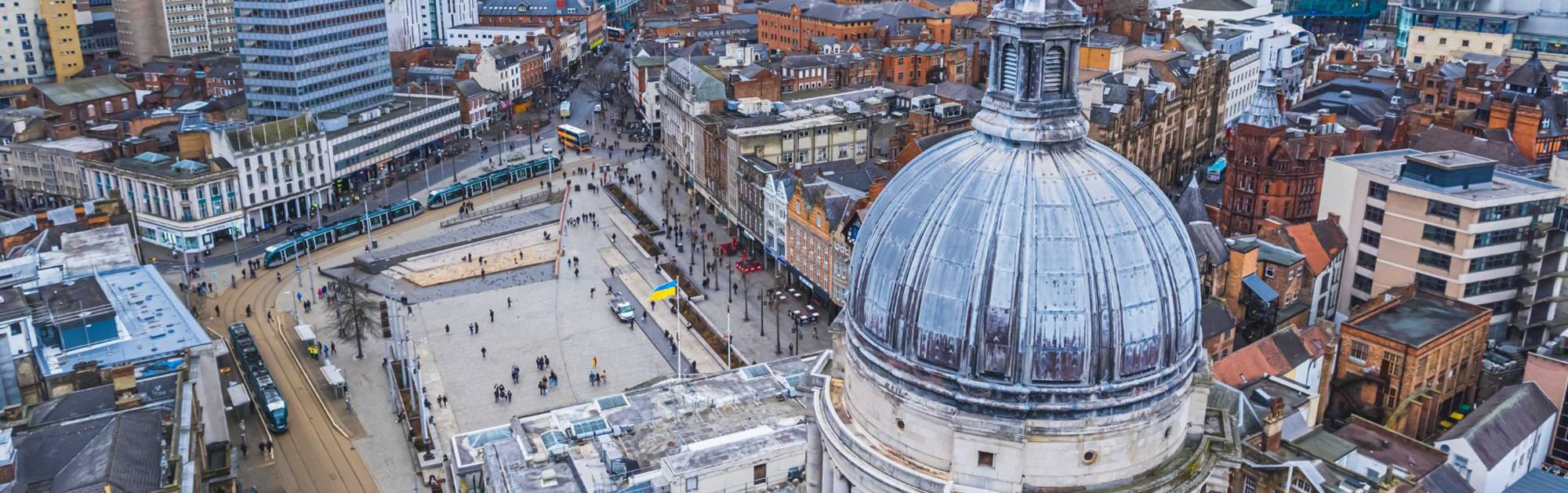 View of Nottingham City