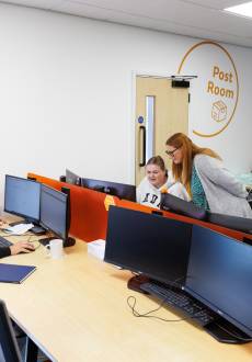 A customer service centre