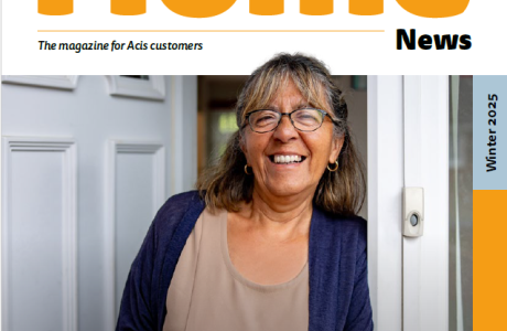 Front cover of Acis Group’s Winter 2025 Home News magazine 