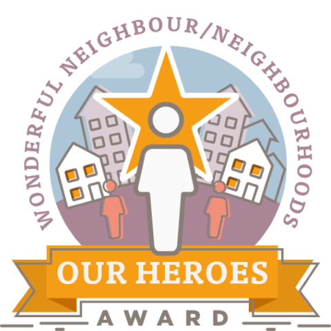 Our Heroes award logo