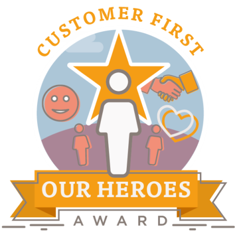 Our Heroes award logo
