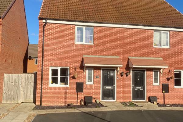 Front elevation of property