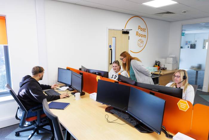 A customer service centre