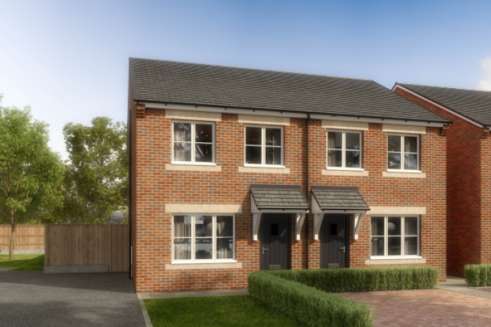 A SGI of a semi-detached house