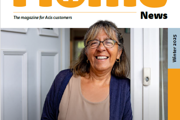 Front cover of Acis Group’s Winter 2025 Home News magazine 
