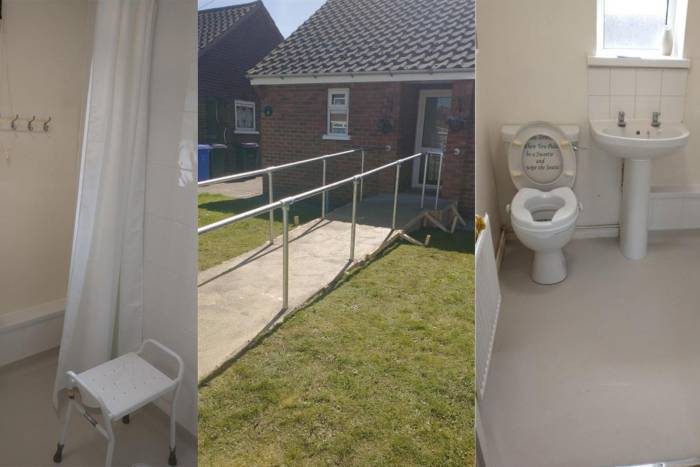 Collective work done at a property