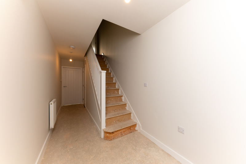 Hallway with stairs