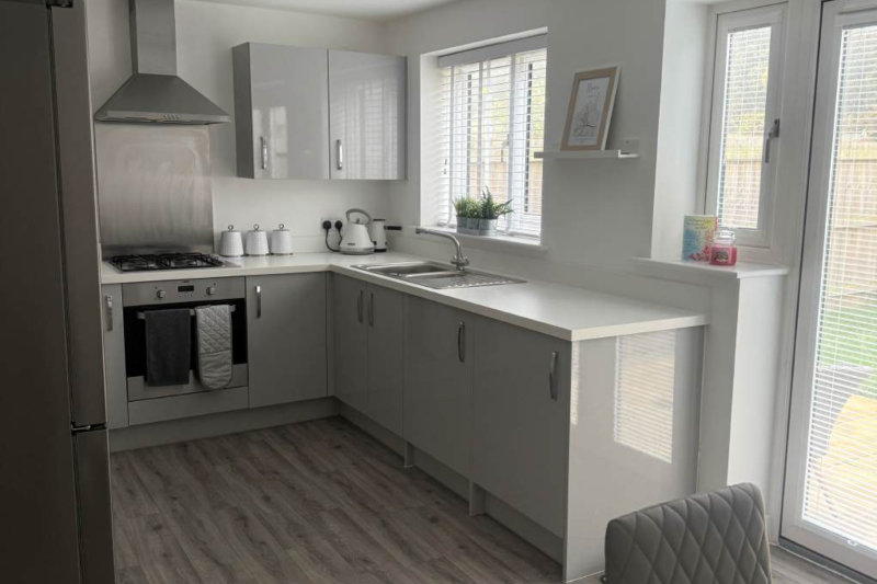 Kitchen with dining area