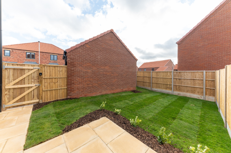Turfed garden