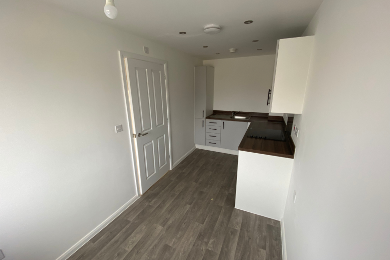 Kitchen and dining space