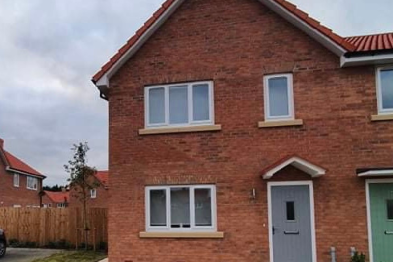 Front of a semi detached house 