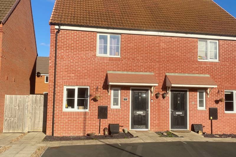Front elevation of property