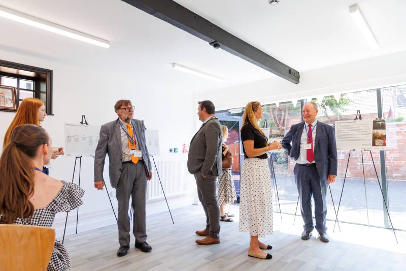 Visitors in Grange Barn in Market Rasen - July 2026