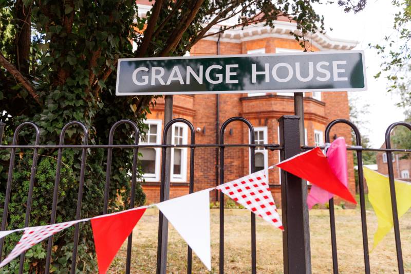 Outside Grange House on Grand Opening Day in Market Rasen - July 2026