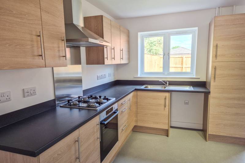 Kitchen new build property