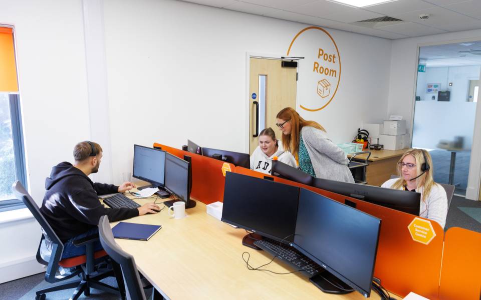 A customer service centre